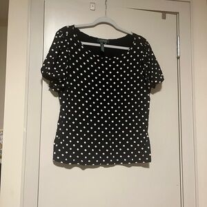 Ralph Lauren Polka-dot black/cream